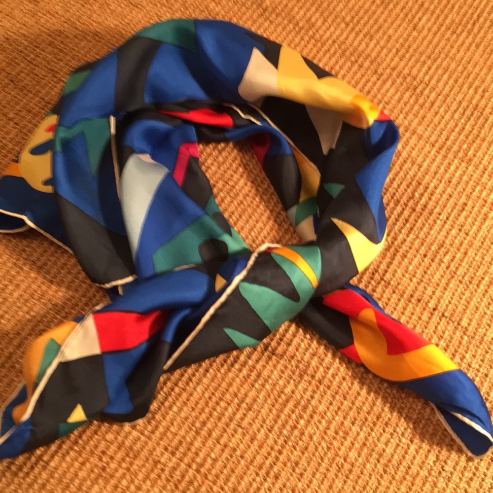 Silk scarf large size - Picture 7 of 8